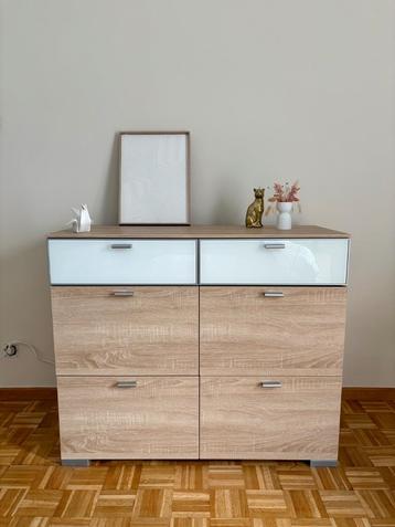 Commode - Wit eik gelamineerd beschikbaar voor biedingen