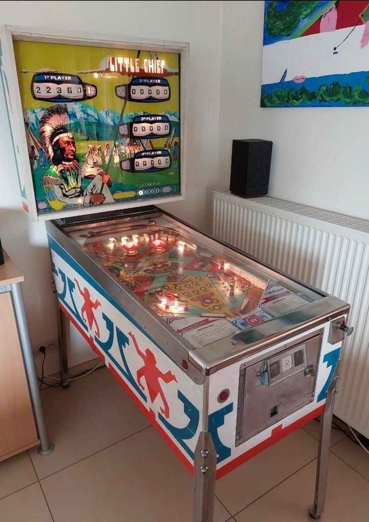 Flipper Little Chief Williams, Verzamelen, Automaten | Flipperkasten, Gebruikt, Williams, Ophalen