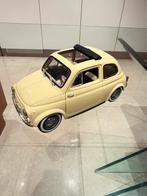 1/16 Fiat 500 Découvrable 1957 Solido Prestige nickel, Ophalen of Verzenden, Zo goed als nieuw, Solido