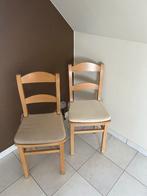 Handgemaakte eiken stoelen, Ophalen, Bruin, Zo goed als nieuw, Vijf, Zes of meer stoelen