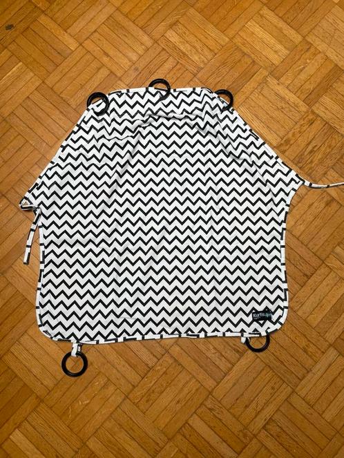 Kurtis Zigzag zonnedoek - zwart/wit, Kinderen en Baby's, Buggy's, Gebruikt, Overige merken, Zonnekap, Ophalen