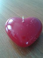 Kaars in hartvorm, Ophalen of Verzenden, Nieuw, Rood, Kaars