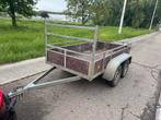 Aanhangwagen dubbelas 750kg, Ophalen