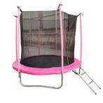 Trampoline avec filet de sécurité 244 cm - Rose, Enlèvement ou Envoi, Neuf