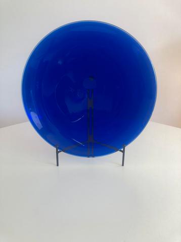 BERANEK Art Glas prachtig kobalt blauwe schaal