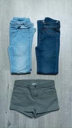 Lot de 2 jeans et 1 short pour filles - 9-10ans, Zo goed als nieuw, H&M, Meisje, Broek