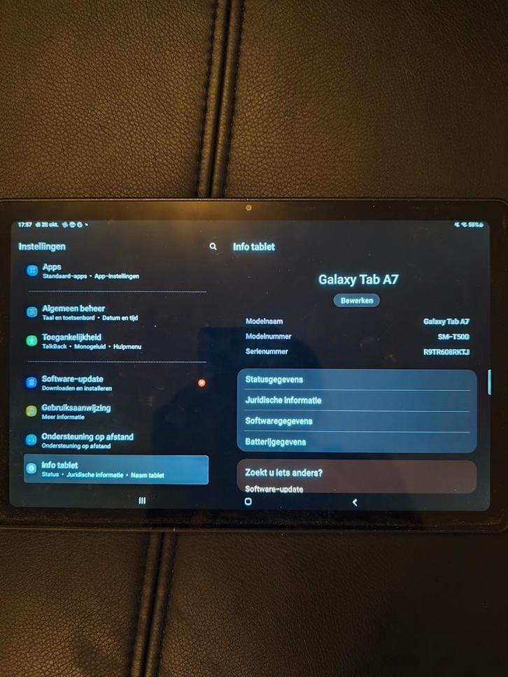 Samsung Galaxy Tab A7, Computers en Software, Android Tablets, Zo goed als nieuw, 64 GB, Ophalen