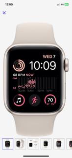 Apple Watch SE 2022 - Smartwatch dames en heren - 40 mm, Handtassen en Accessoires, Nieuw, Ophalen of Verzenden, Apple