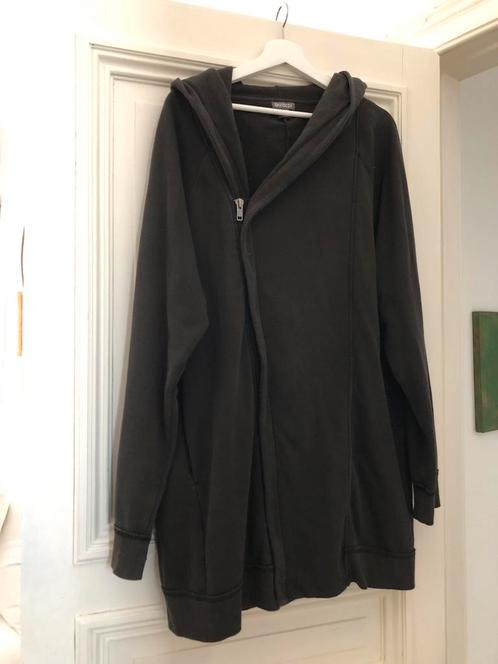 DIVIDED H&M VEST JAS SWEATERSTOF ZWAAR ZWART MET RITS XL, Kleding | Heren, Truien en Vesten, Zo goed als nieuw, Maat 56/58 (XL)