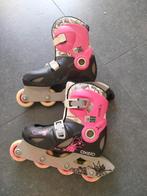 Roze rolschaatsen - decathlon - maat 32-34, Kinderen en Baby's, Ophalen of Verzenden, Gebruikt