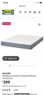 matras 160x200, Ophalen, Tweepersoons, Zo goed als nieuw, Matras