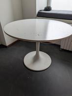 Ikea Docksta ronde tafel + 4 stoelen Ikea Vilmar, Ophalen, Zo goed als nieuw