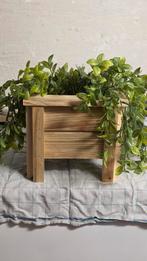 Zelfgemaakte houten kleine bloembak, Tuin en Terras, Ophalen