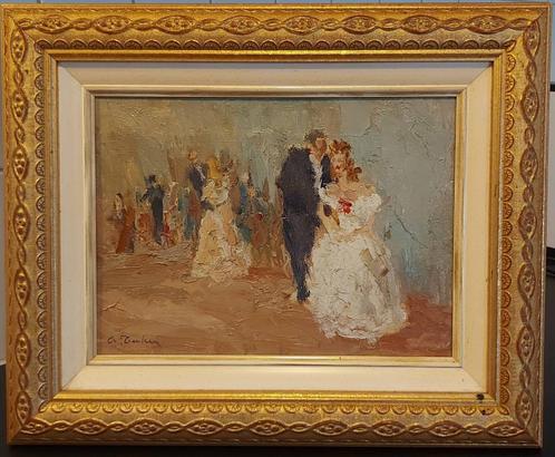 Schilderij van Albert Terken, Antiek en Kunst, Kunst | Schilderijen | Klassiek, Ophalen of Verzenden
