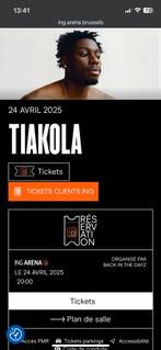 Concert de Tiakola le 24 Avril au heysel à ING ARENA, Tickets en Kaartjes, April