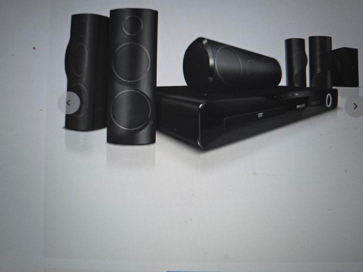 Home cinema 5.1 met subwoover en 5 luidsprekers HTS5520, Audio, Tv en Foto, Home Cinema-sets, Philips, Ophalen