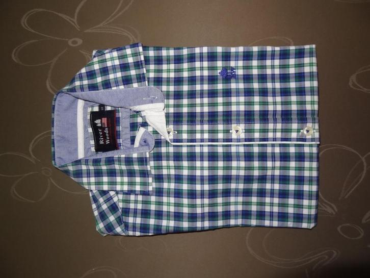 Knap River Woods jongens hemdje(maat 140/10 j)(prima staat!), Kinderen en Baby's, Kinderkleding | Maat 140, Zo goed als nieuw