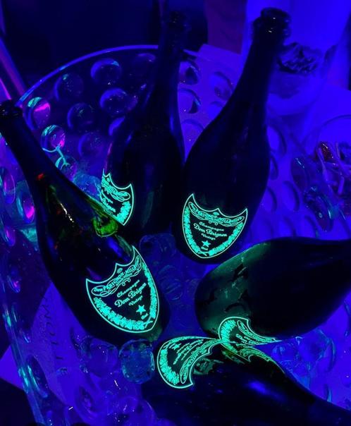 Domperignon Luminous lichtgevend etiket, Verzamelen, Wijnen, Zo goed als nieuw, Champagne, Ophalen