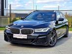 BMW 520 *MHEV*M PACK*PANO*190pk*Carplay*LEDER*Trekhaak*, Auto's, BMW, Automaat, USB, Euro 6, Zwart