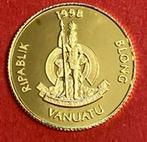 50 Vatu Vanuatu 1998 1,244 gram goud 0,999, Goud, Ophalen of Verzenden, Losse munt