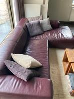 Lederen hoeksalon in zeer goede staat, Huis en Inrichting, Ophalen, 250 tot 300 cm, Gebruikt, Leer