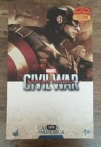 Hot Toys Captain America MMS360 - battling versie + extra's, Verzenden, Zo goed als nieuw