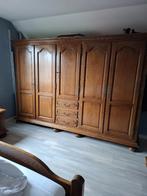 Houten kleerkast, Huis en Inrichting, Kasten | Kleerkasten, Gebruikt, Klassiek, Eikenhout, 200 cm of meer