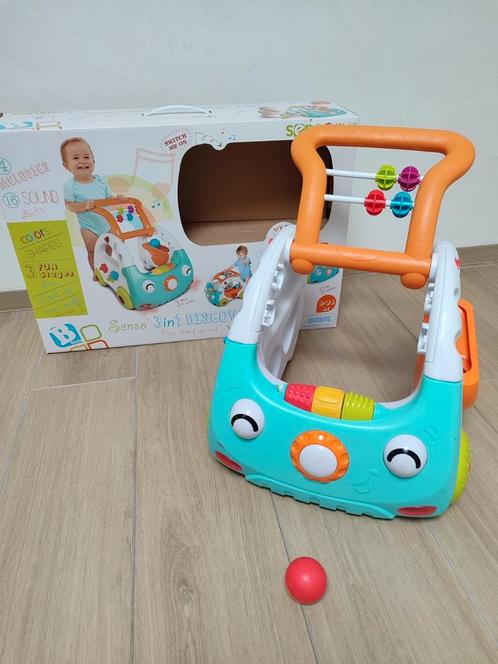 Loopwagentje Sensory, Kinderen en Baby's, Speelgoed | Babyspeelgoed, Met licht, Ophalen