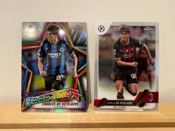 Topps cards - Charles de ketelaere - club Brugge / AC Milaan beschikbaar voor biedingen
