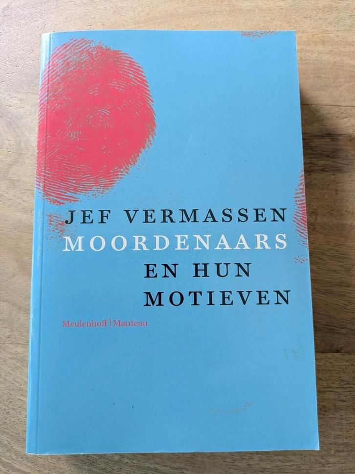 Boek Jef Vermassen - Moordenaars en hun motieven, Boeken, Politiek en Maatschappij, Zo goed als nieuw, Ophalen of Verzenden