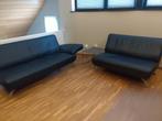 Rolf Benz 2 sofa's ,leder, Huis en Inrichting, Zetels | Zetels, Ophalen, Gebruikt, Rechte bank, Leer