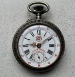 ROSKOPF horloge (Wille FRERES) echt spoorweghorloge, Handtassen en Accessoires, Omega, Staal, Ophalen of Verzenden, Zakhorloge