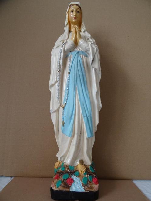 Antiek Mariabeeld antiek Palais du Rosaire Mariabeeld 43cm, Antiek en Kunst, Antiek | Religieuze voorwerpen, Ophalen of Verzenden