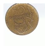 Rwanda 50 francs 1977, Ophalen of Verzenden, Overige landen, Losse munt