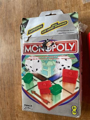 Hasbro Travel Monopoly Zeer goede algemene conditie beschikbaar voor biedingen