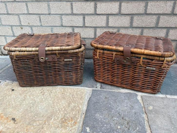 2 x Basil fietsmand en picknick spullen, Fietsen en Brommers, Fietsaccessoires | Fietsmanden, Zo goed als nieuw, Fietsmand, Ophalen
