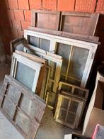 Oude houten ramen, Ophalen, Gebruikt, Gevelraam of Ruit
