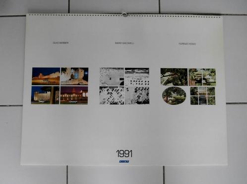 FIAT kalender( Mario Giacomelli, Olivio Barbieri, Florenzo R, Verzamelen, Merken en Reclamevoorwerpen, Zo goed als nieuw, Gebruiksvoorwerp