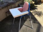 Ikea kinderstoel blauw, Ophalen, Gebruikt