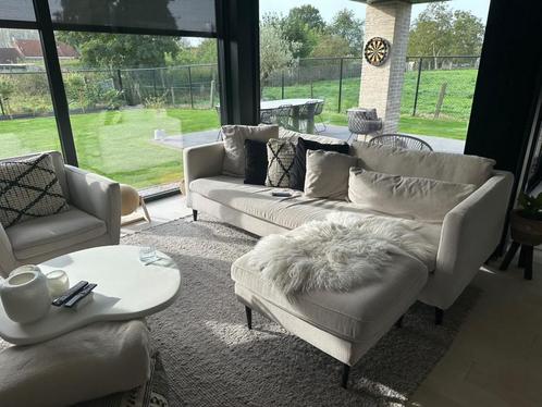 Zetel 3 zit en 1 zit, Huis en Inrichting, Zetels | Zetels, Gebruikt, Rechte bank, Driepersoons, 250 tot 300 cm, 75 tot 100 cm