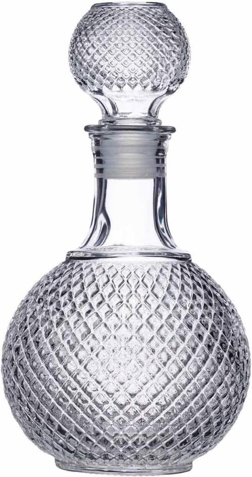 Carafe en verre taillé pour whisky et cognac 1L LIVRAISON GR, Collections, Verres & Petits Verres, Neuf, Autres types, Envoi