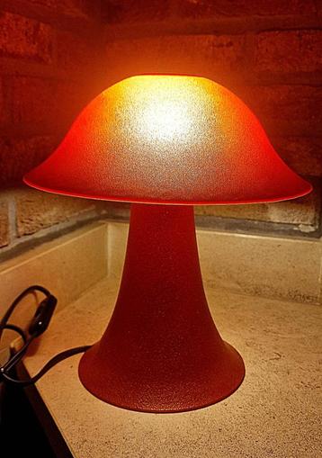 Lampe de table en forme de champignon en verre Peill & Putzl, Enlèvement