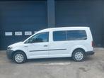 Volkswagen Caddy 1.4 benzine + CNG dubbele cabine, Auto's, Volkswagen, Wit, Leder, Bedrijf, Handgeschakeld