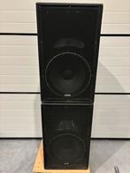 2x JB systems Vibe 15 luidsprekercabinet, Ophalen, Gebruikt, 120 watt of meer, Front, Rear of Stereo speakers