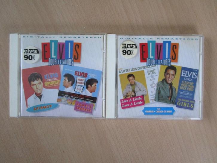 ELVIS PRESLEY = DOUBLE FEATURES-MUZIEK UIT 6 FILMS OP 2 CD'S, Cd's en Dvd's, Cd's | Pop, Zo goed als nieuw, 1960 tot 1980, Ophalen of Verzenden