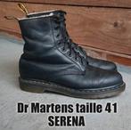 Zeer goede gevoerde zwarte Dr Martens (maat 41), Noir, Porté, Enlèvement ou Envoi, Boots et Botinnes