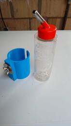 Drinkflessen met speciale geprinte houder, Dieren en Toebehoren, Ophalen, Zo goed als nieuw