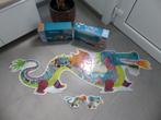 Djeco Puzzel - Leon de Draak - 58 stuks, Kinderen en Baby's, Speelgoed | Kinderpuzzels, Ophalen of Verzenden, Meer dan 50 stukjes