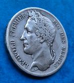 5 Francs. 1833 pos A  Leopold l, Enlèvement ou Envoi, Monnaie en vrac, Argent, Argent