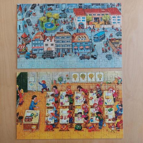 Ravensburger puzzel 2 x 126 stukken (Alle kinderen gaan naar, Kinderen en Baby's, Speelgoed | Kinderpuzzels, Gebruikt, 4 tot 6 jaar